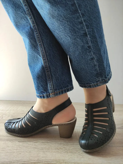SANDALE CASUAL DAMA RIEKER 40959-00 NEGRE