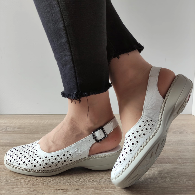 SANDALE CASUAL DAMA RIEKER 41350-80 ALBE - imagine 5