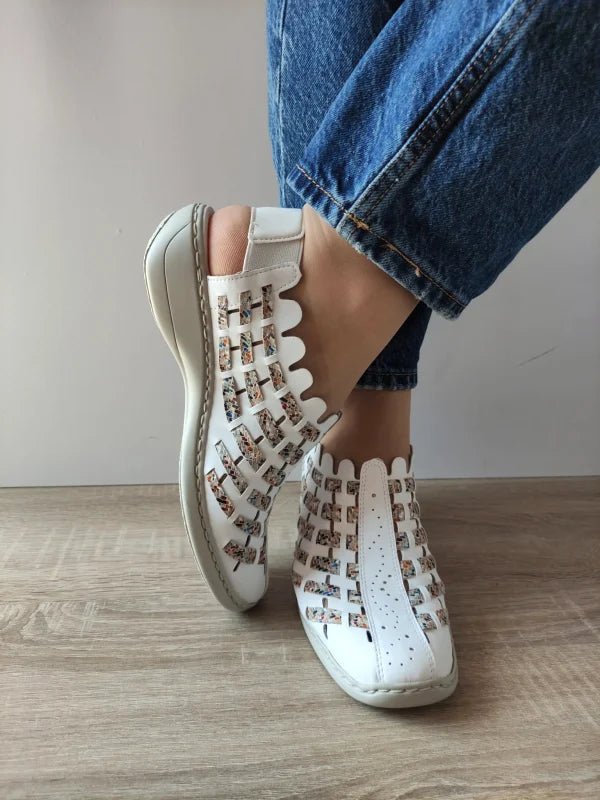 SANDALE CASUAL DAMA RIEKER 413V8-80 ALBE + COLOR