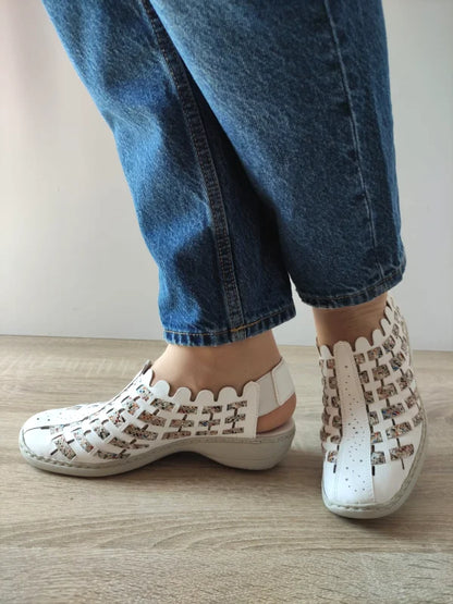 SANDALE CASUAL DAMA RIEKER 413V8-80 ALBE + COLOR