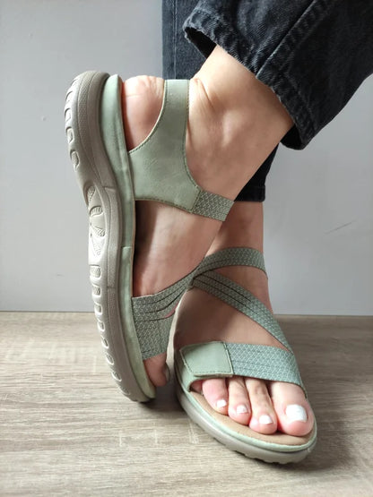SANDALE CASUAL DAMA RIEKER 64870-52 VERZI DESCHIS