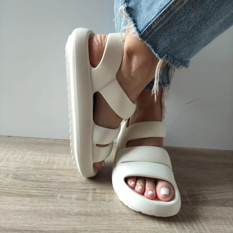 SANDALE CASUAL DAMA SKECHERS 111646 OFWT