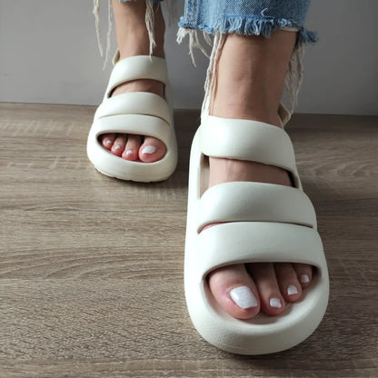 SANDALE CASUAL DAMA SKECHERS 111646 OFWT