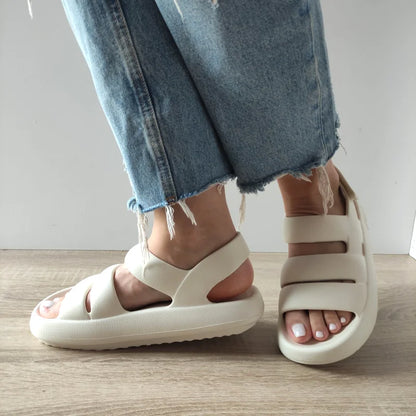 SANDALE CASUAL DAMA SKECHERS 111646 OFWT