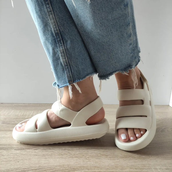 SANDALE CASUAL DAMA SKECHERS 111646 OFWT - imagine 2