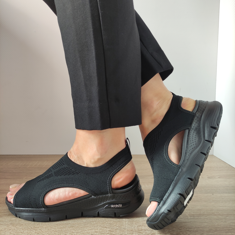 SANDALE DAMA CASUAL SKECHERS 119236 - imagine 3