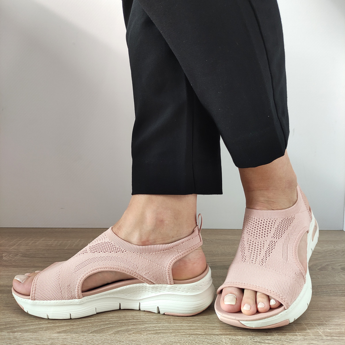 SANDALE DAMA CASUAL SKECHERS 119236 - imagine 6