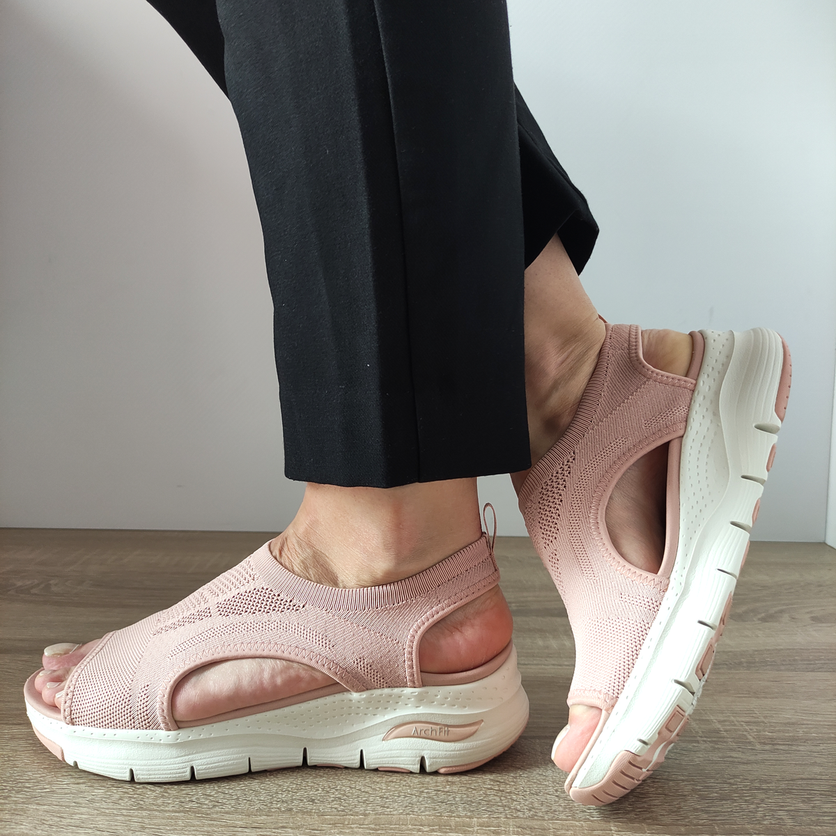 SANDALE DAMA CASUAL SKECHERS 119236 - imagine 7