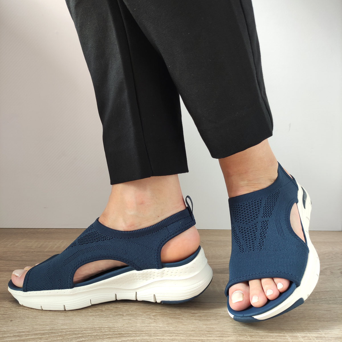 SANDALE DAMA CASUAL SKECHERS 119236 - imagine 9