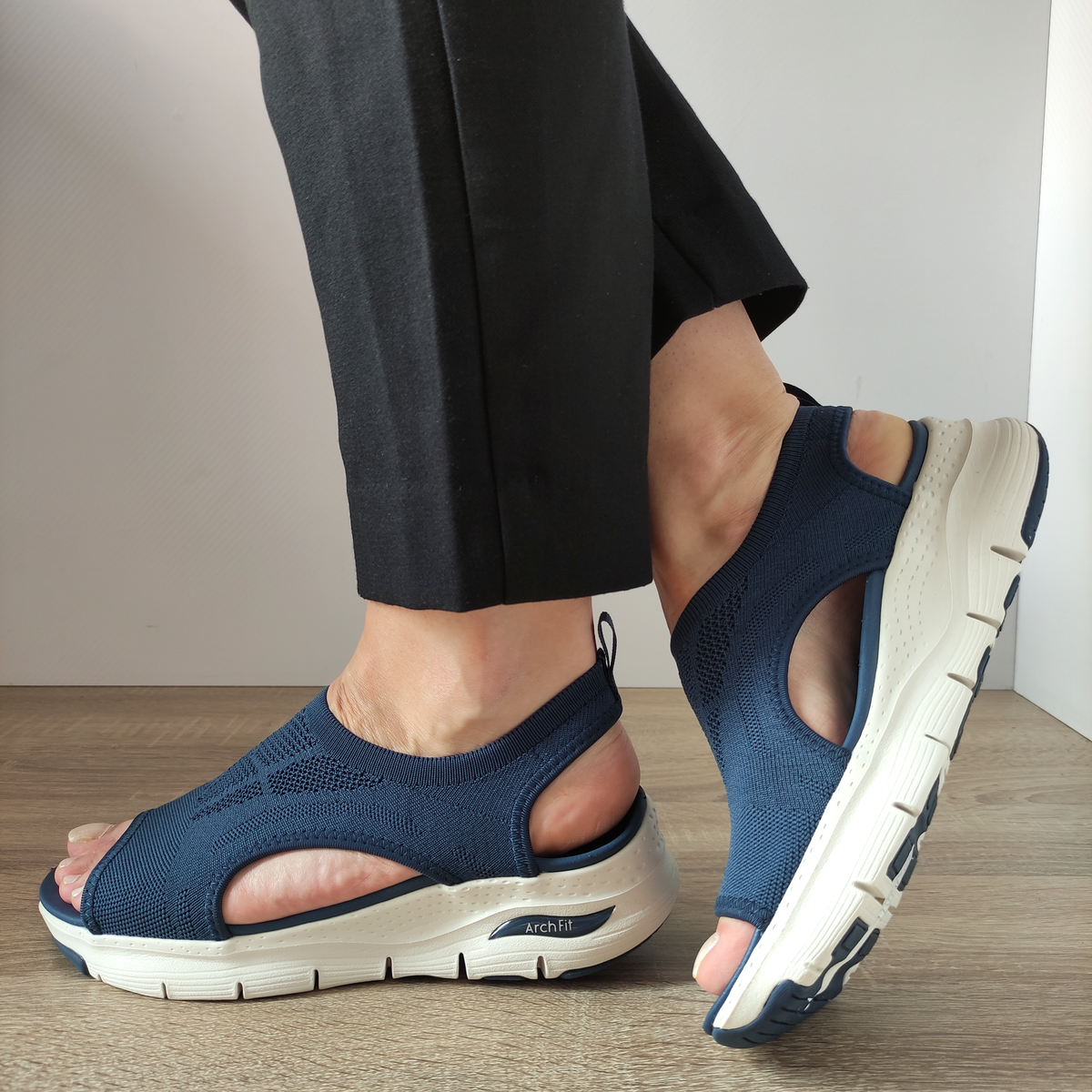 SANDALE DAMA CASUAL SKECHERS 119236 - imagine 10