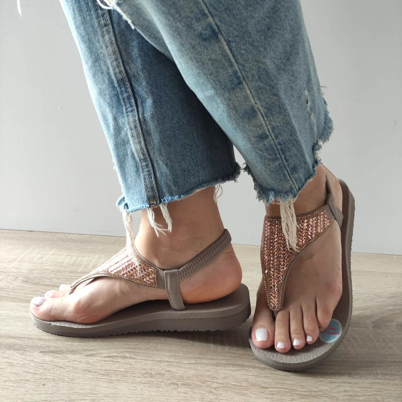 SANDALE CASUAL DAMA SKECHERS 119774 TPE