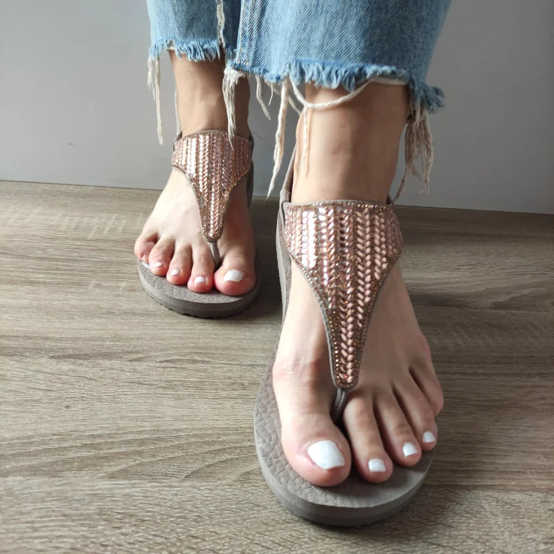 SANDALE CASUAL DAMA SKECHERS 119774 TPE