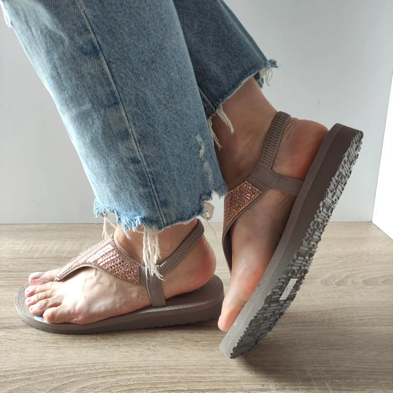 SANDALE CASUAL DAMA SKECHERS 119774 TPE