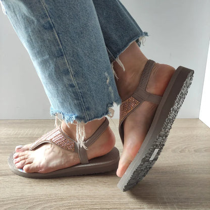 SANDALE CASUAL DAMA SKECHERS 119774 TPE
