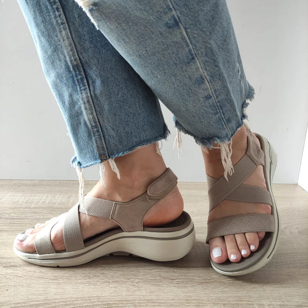 SANDALE CASUAL DAMA SKECHERS 140257 TPE - imagine 2
