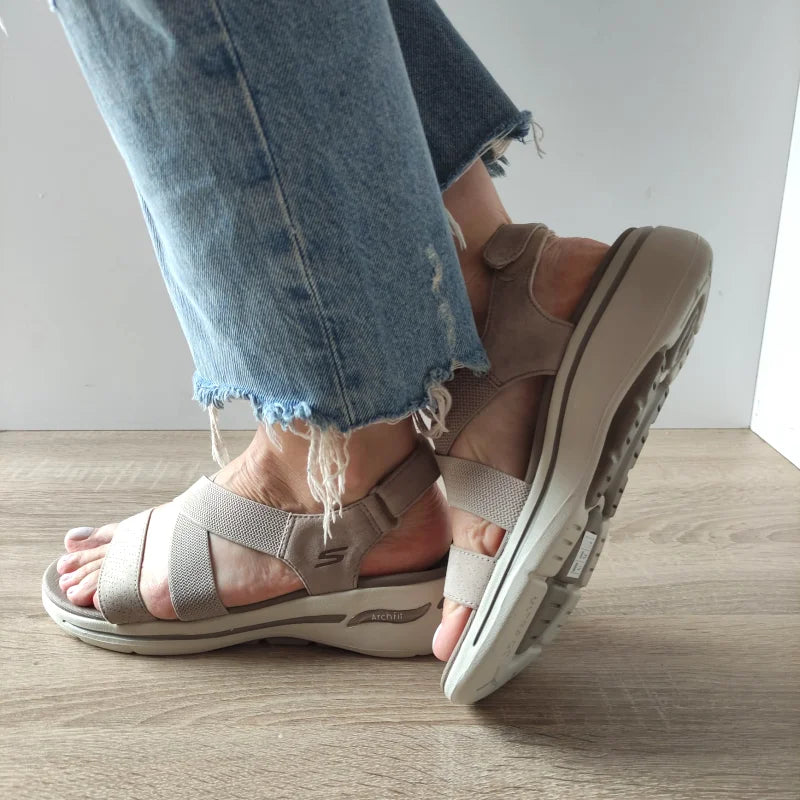 SANDALE CASUAL DAMA SKECHERS 140257 TPE - imagine 5