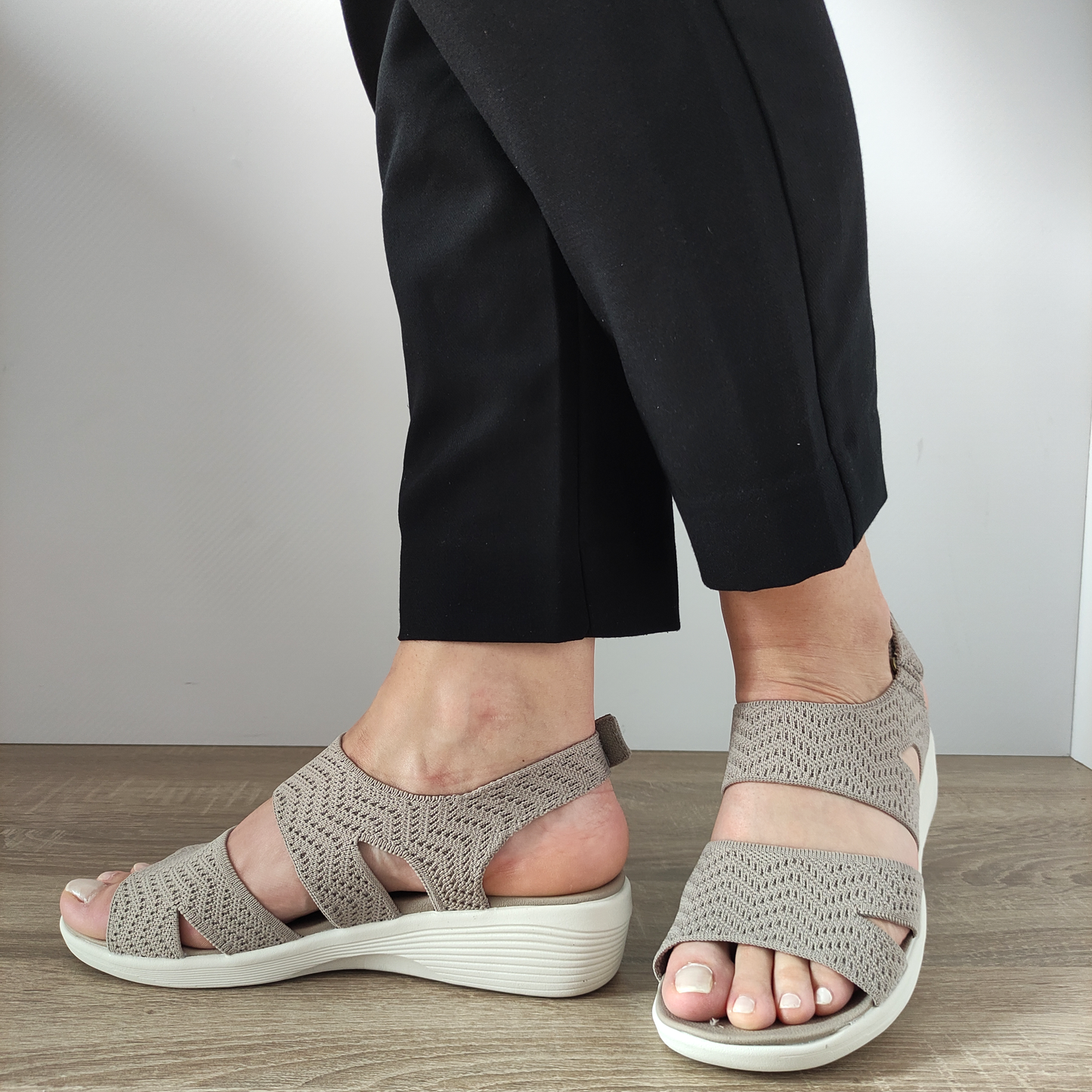SANDALE CASUAL DAMA SKECHERS 163240 TPE