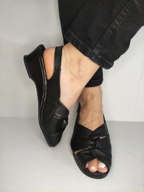 SANDALE CASUAL DAMA SUAVE 0026T ROMA 01-N NEGRE