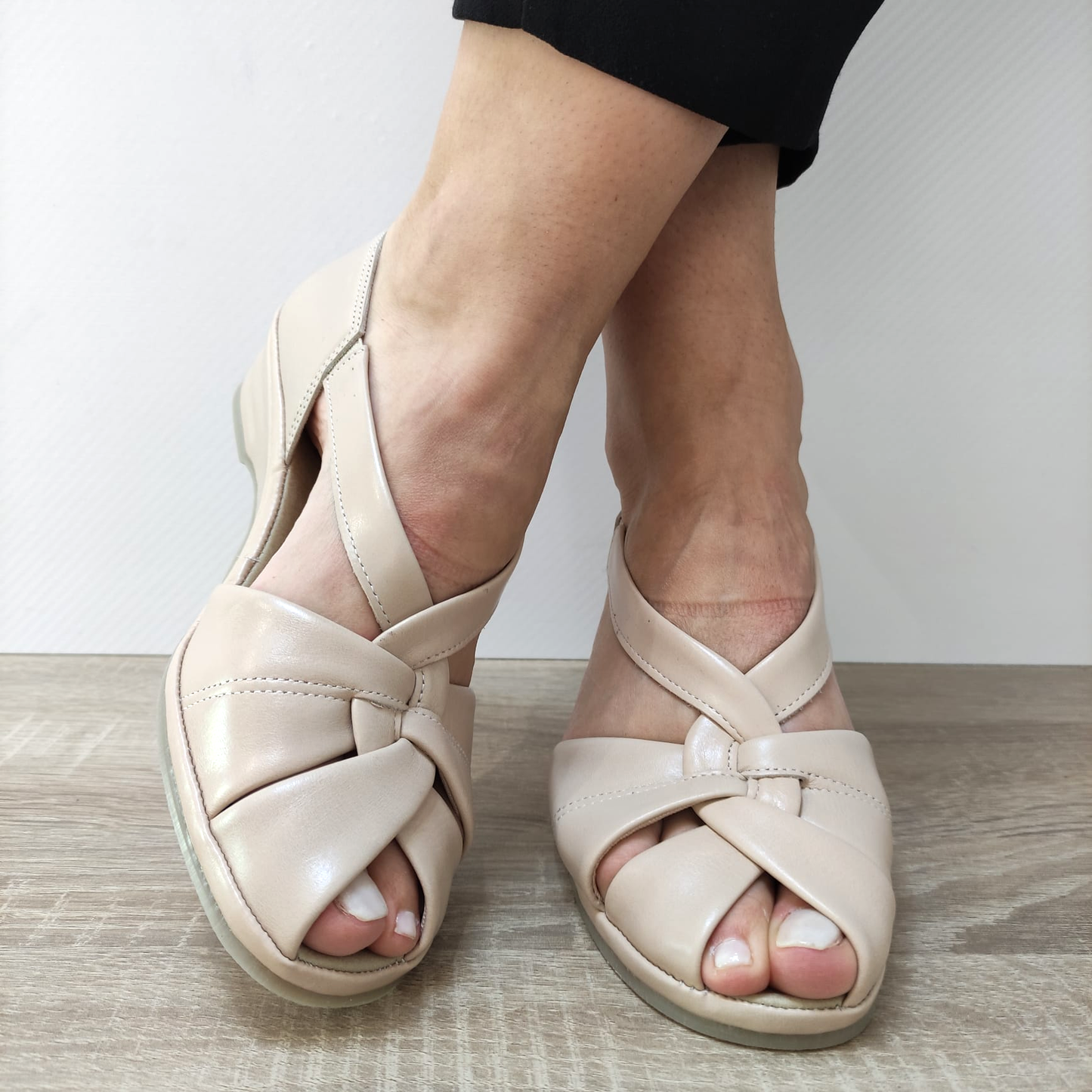 SANDALE CASUAL DAMA SUAVE 0063 NICE M2-N BEJ
