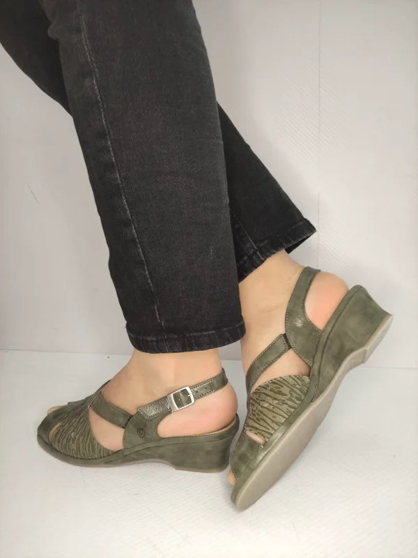 SANDALE CASUAL DAMA SUAVE 0264PT ROMA 40-N KAKI - imagine 2