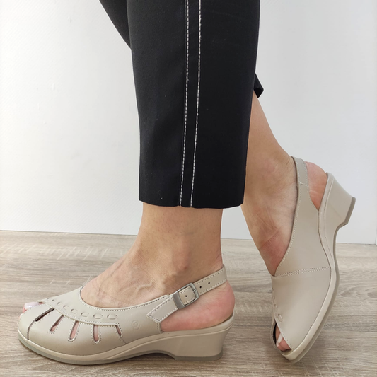 SANDALE CASUAL DAMA SUAVE 0290 ROMA 52-N BEJ