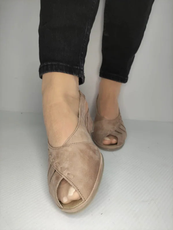 SANDALE CASUAL DAMA SUAVE 0290T ROMA 03-N BEJ - imagine 4