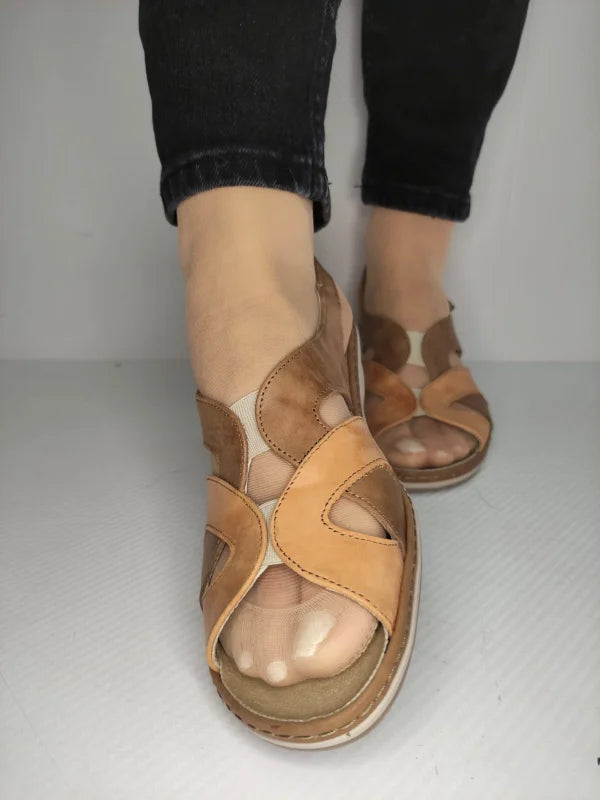 SANDALE CASUAL DAMA SUAVE 0900T PARIS 02-N MARO - imagine 4
