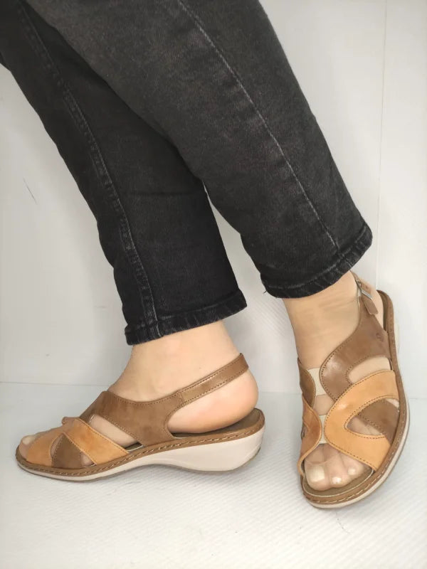 SANDALE CASUAL DAMA SUAVE 0900T PARIS 02-N MARO - imagine 5