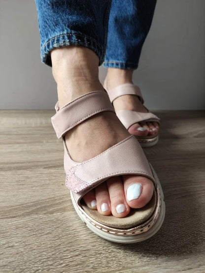 SANDALE CASUAL DAMA SUAVE 12501VT MOSTAR C5-N ROZ NUDE