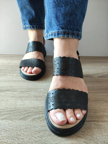 SANDALE CASUAL DAMA SUAVE 12514GT MOSTAR 01-N NEGRE