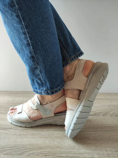 SANDALE CASUAL DAMA SUAVE 12522VT MOSTAR 52-N CREM