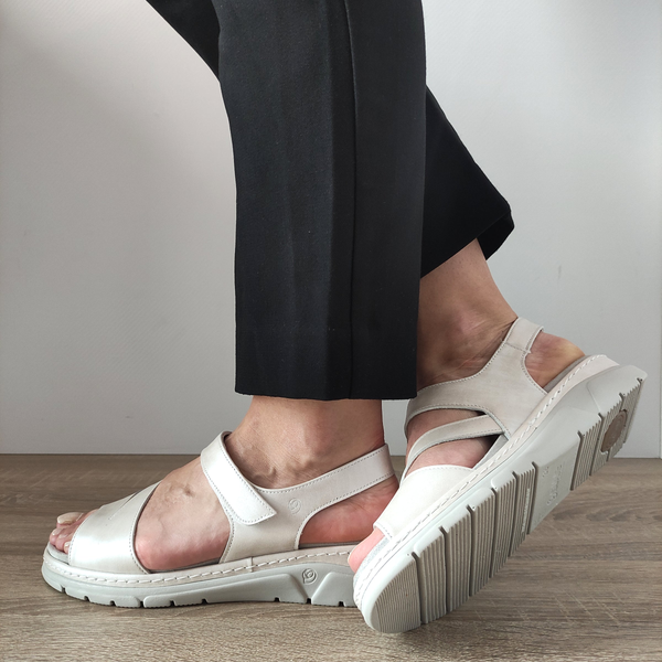 SANDALE CASUAL DAMA SUAVE 12523T MOSTAR C5-N GRI DESCHIS - imagine 3
