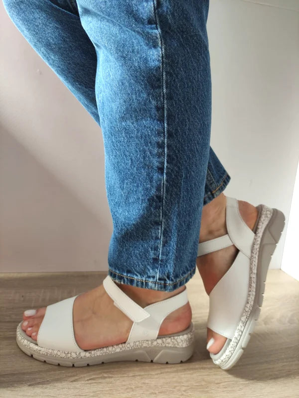 SANDALE CASUAL DAMA SUAVE 12528VT MOSTAR 13-N ALBE - imagine 5