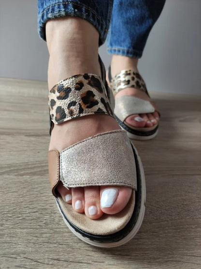 SANDALE CASUAL DAMA SUAVE 12535T MOSTAR 45-N NEGRE PLUS COMB