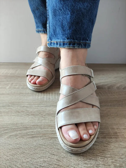 SANDALE CASUAL DAMA SUAVE 18000T AZORES 03-N BEJ