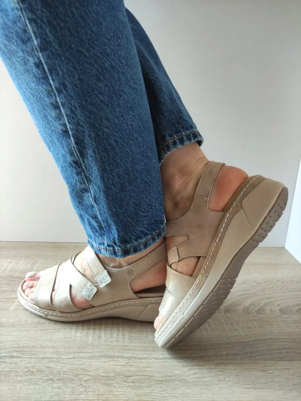 SANDALE CASUAL DAMA SUAVE 18000T AZORES 03-N BEJ - imagine 5