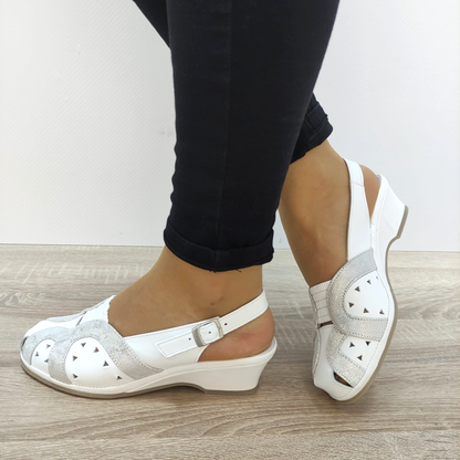 SANDALE CASUAL DAMA SUAVE SU0019P ROMA 13-N ALBE