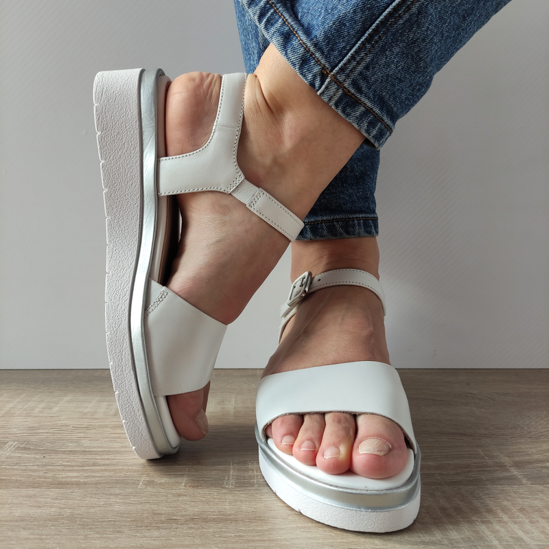SANDALE CASUAL DAMA TAMARIS 88708-42 ALBE - imagine 4