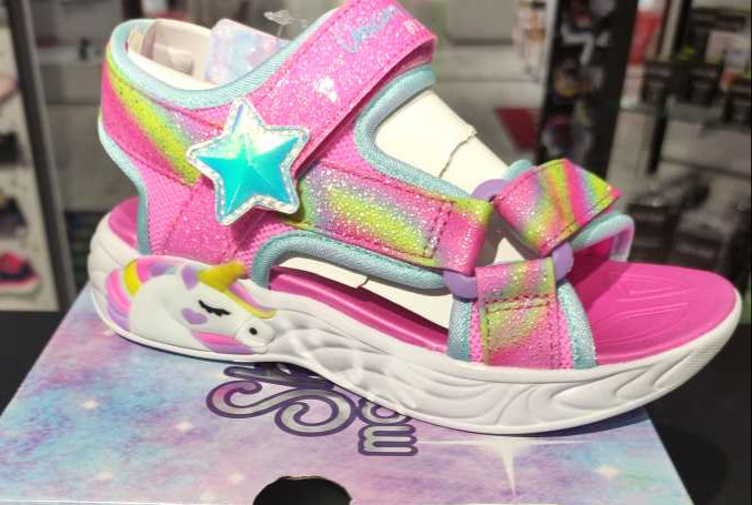 SANDALE COPII SKECHERS 303107L PKMT - imagine 2