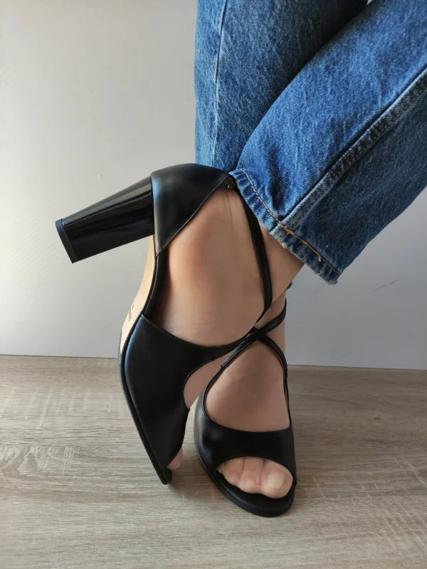 SANDALE ELEGANTE DAMA ANTONIO 14282 NEGRE - imagine 3