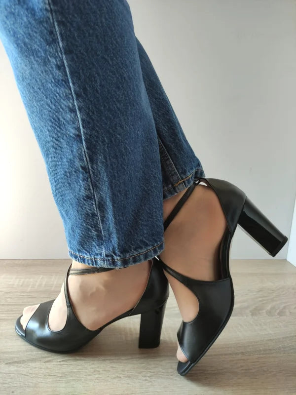 SANDALE ELEGANTE DAMA ANTONIO 14282 NEGRE - imagine 4