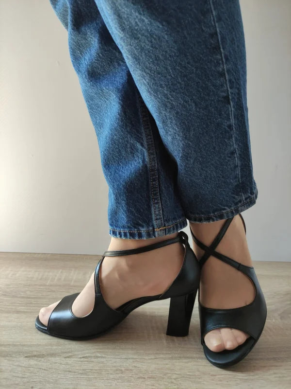 SANDALE ELEGANTE DAMA ANTONIO 14282 NEGRE - imagine 2