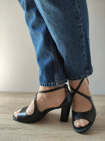 SANDALE ELEGANTE DAMA ANTONIO 14282 NEGRE