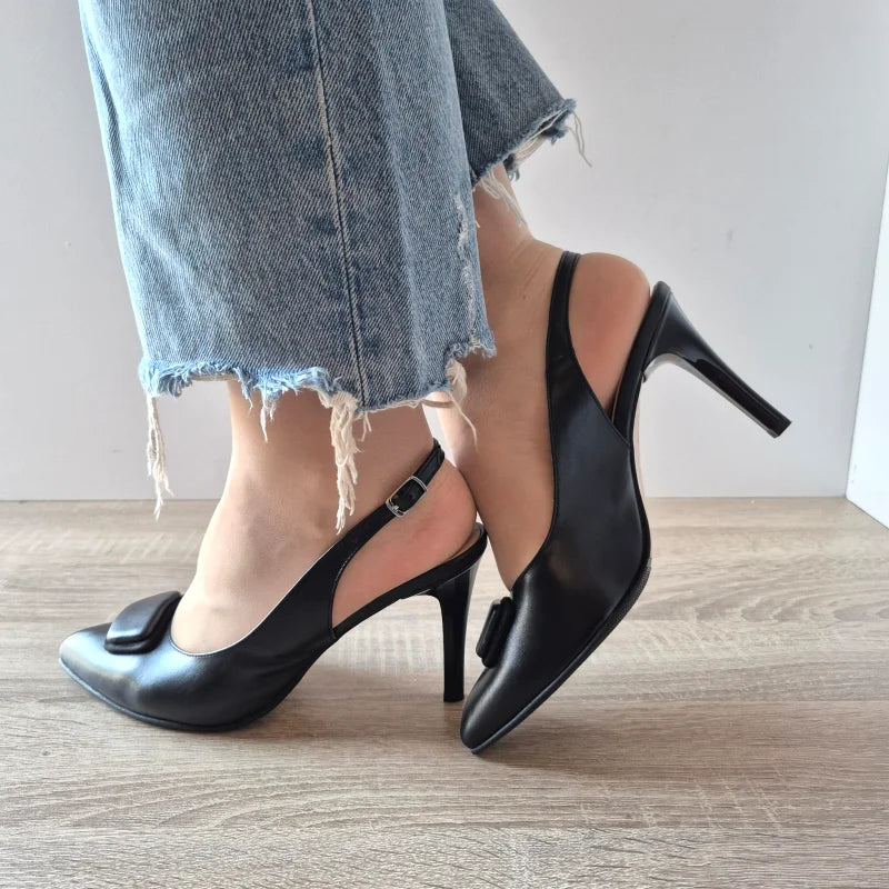 SANDALE ELEGANTE DAMA ANTONIO 7527 NEGRE - imagine 3