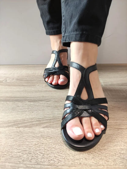 SANDALE ELEGANTE DAMA CAPRICE 28200-44 NEGRE