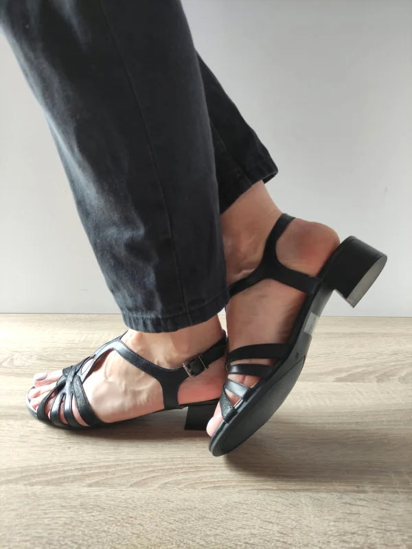SANDALE ELEGANTE DAMA CAPRICE 28200-44 NEGRE - imagine 5