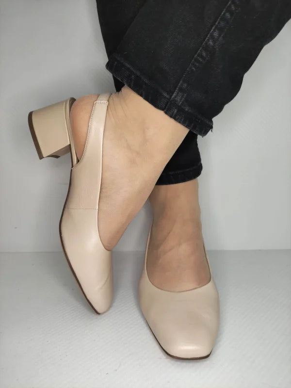 SANDALE ELEGANTE DAMA CAPRICE 29500-42 BEJ NUDE PERLAT