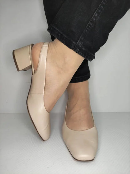 SANDALE ELEGANTE DAMA CAPRICE 29500-42 BEJ NUDE PERLAT
