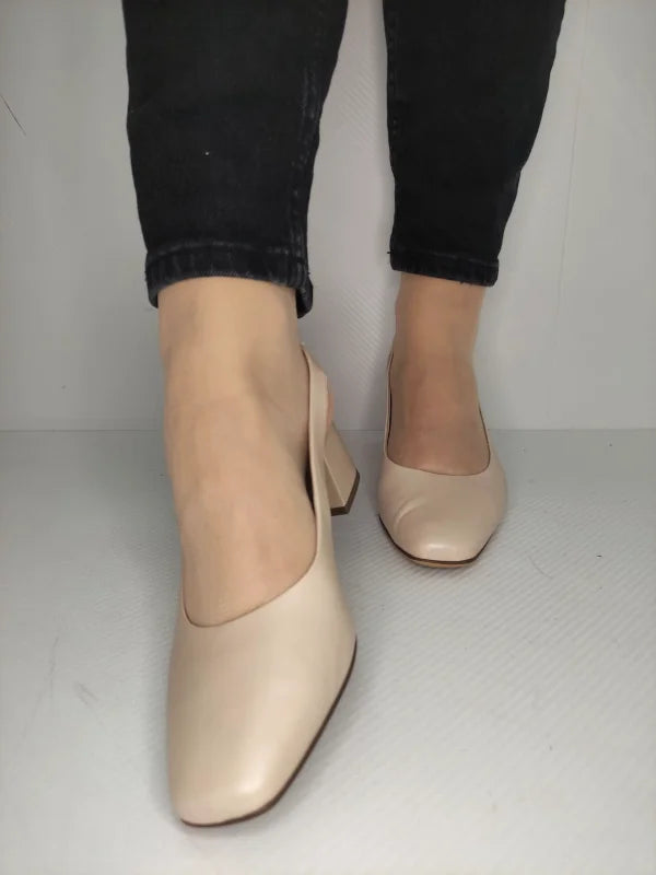 SANDALE ELEGANTE DAMA CAPRICE 29500-42 BEJ NUDE PERLAT