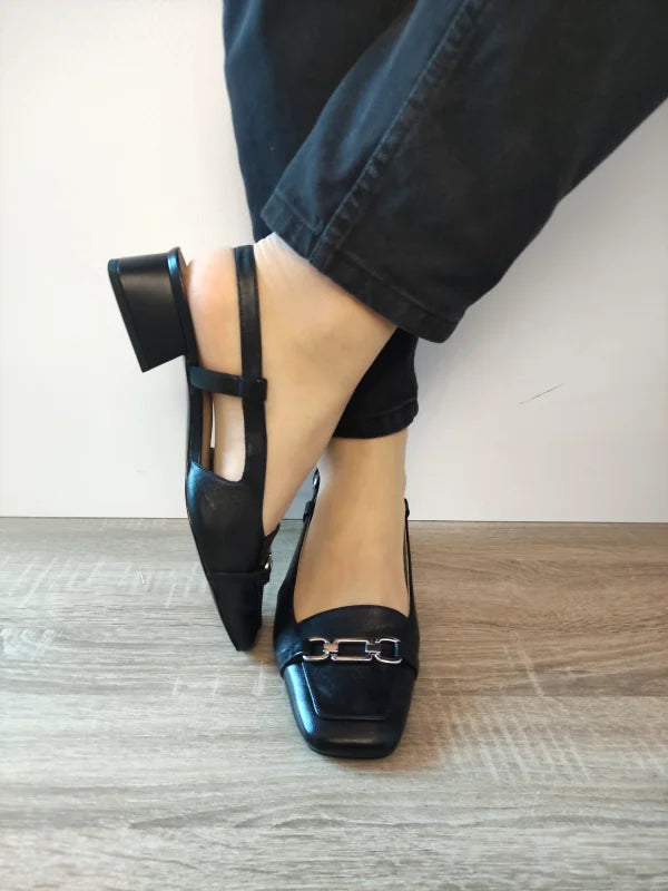 SANDALE ELEGANTE DAMA CAPRICE 29501-44 NEGRE - imagine 5